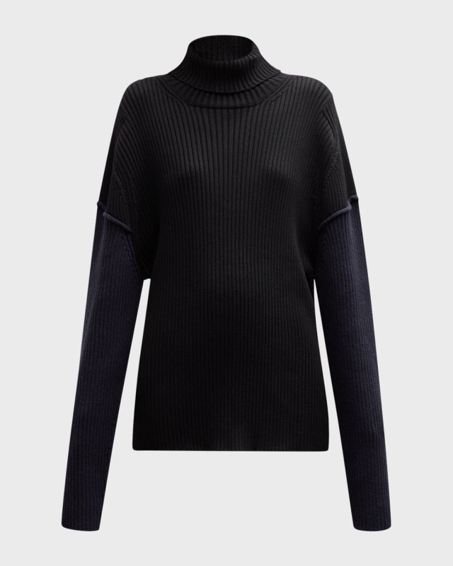 Dua Colorblock Cashmere Sweater